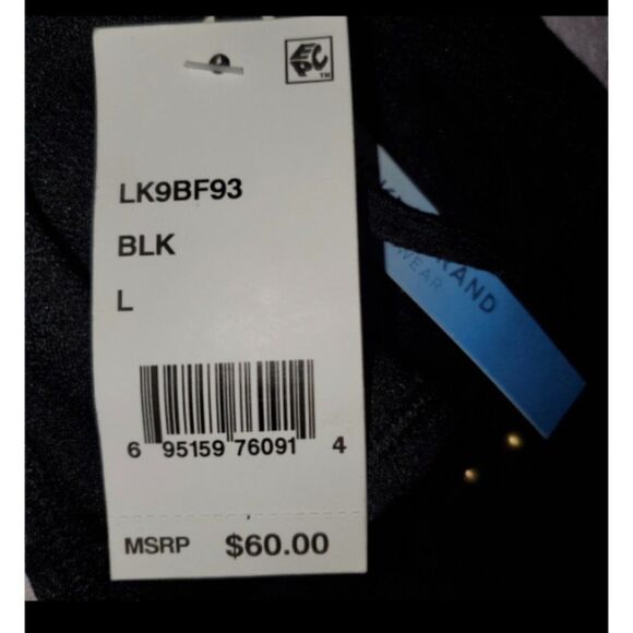 Lucky Brand Sz Large black bralette top & side Tie bottom 2 piece Bikini… - Picture 11 of 13